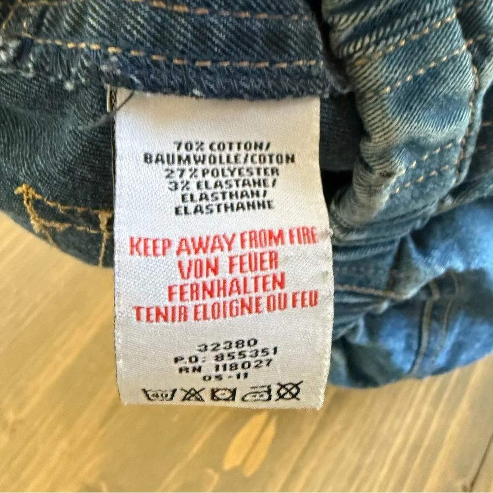 Mini‎ Boden Girls 12Y Blue Medium Wash Skinny Pull On Jeans Pants Bottoms
